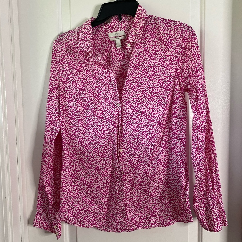 Jcrew floral button down